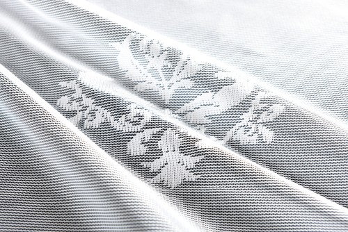 Jacquard bogenstore gardine - jacquard,