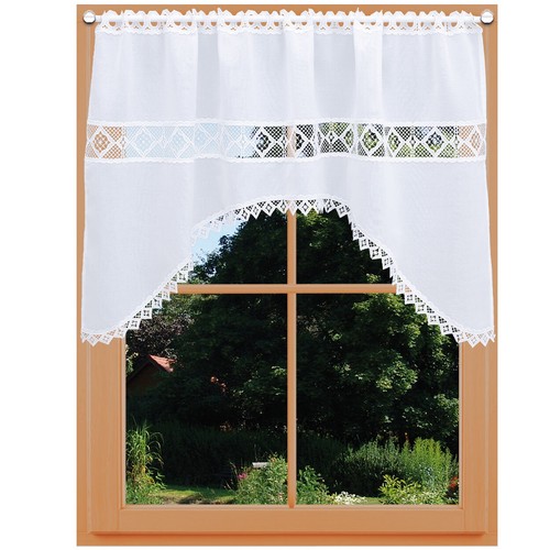Querbehang lavina mit bogen - mit,
